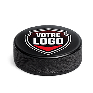 Rondelle de hockey avec logo